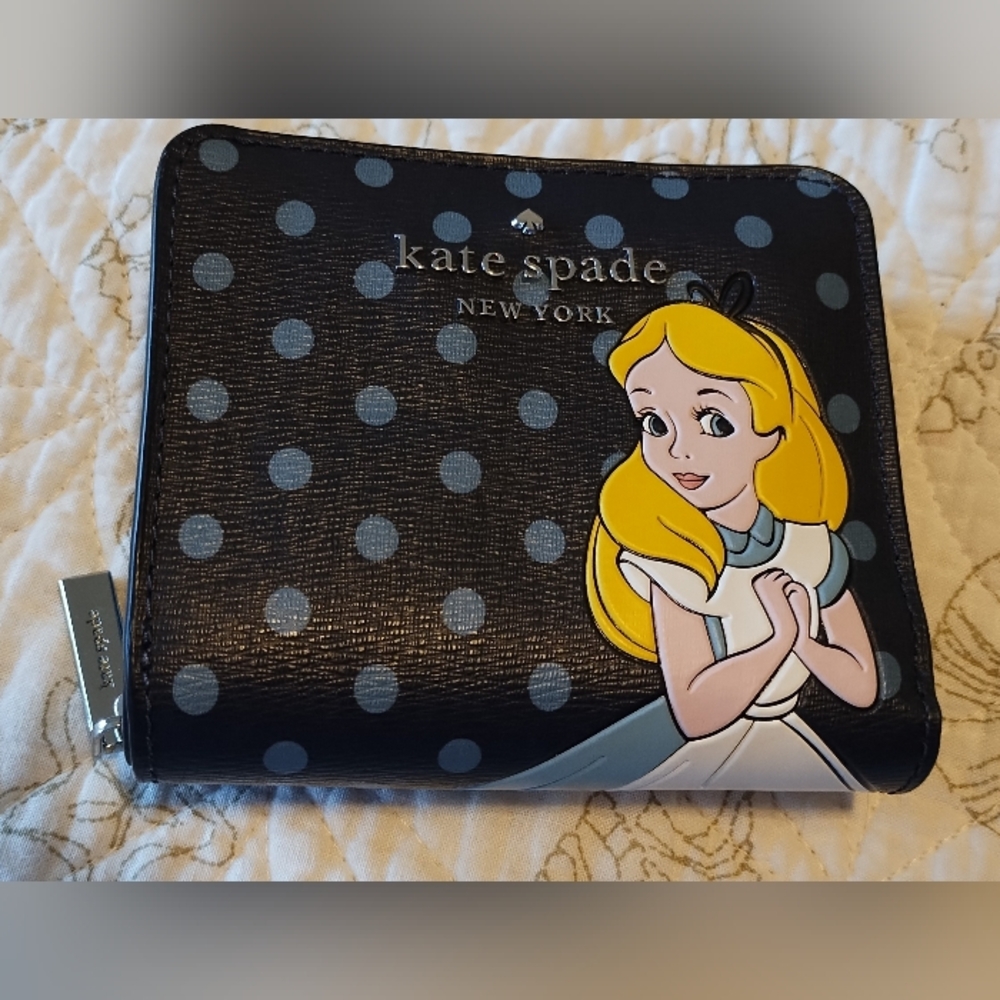 Kate Spade x Disney Alice In Wonderland Bifold Wallet